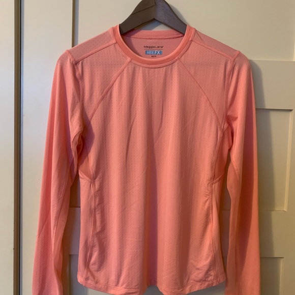 Coral Breathable Exercise Top - Picture 1 of 3